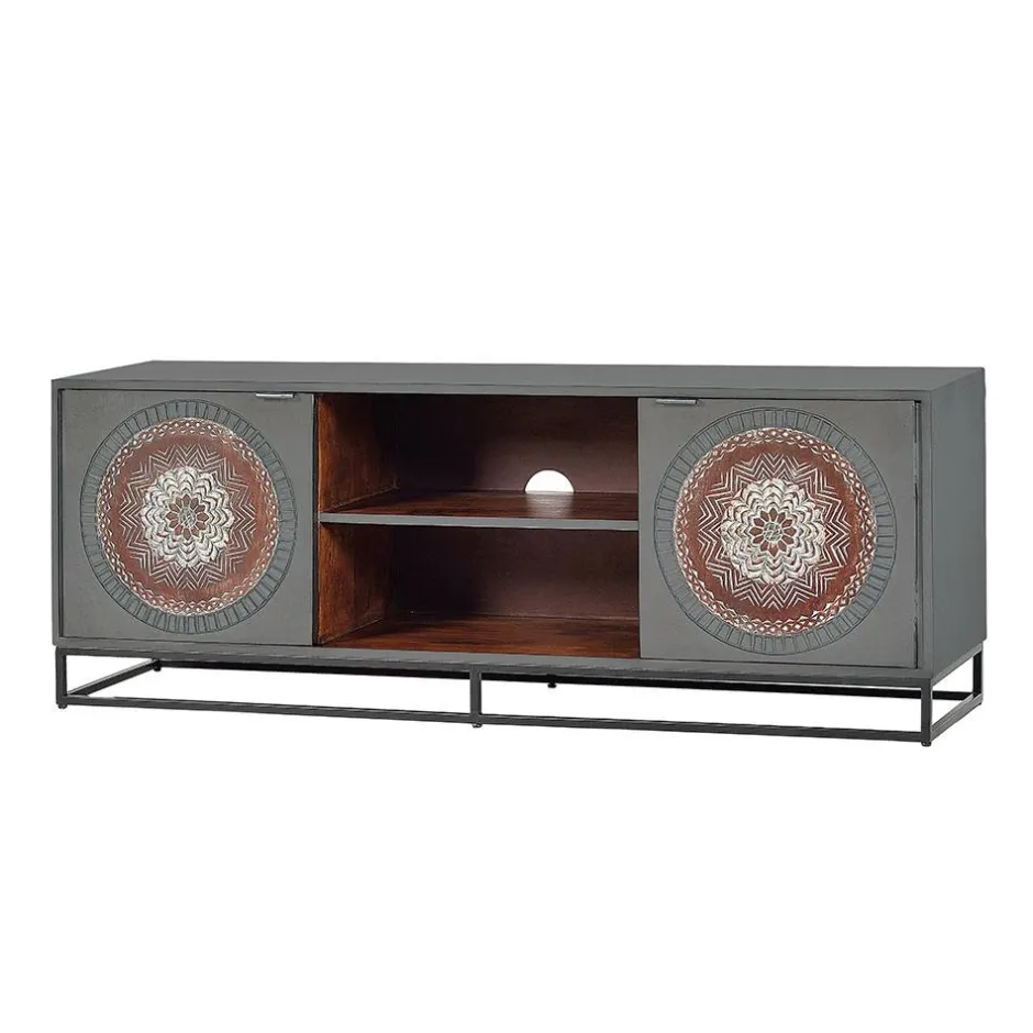 Pharao24 TV Board Binia> Massivholz Tv Möbel