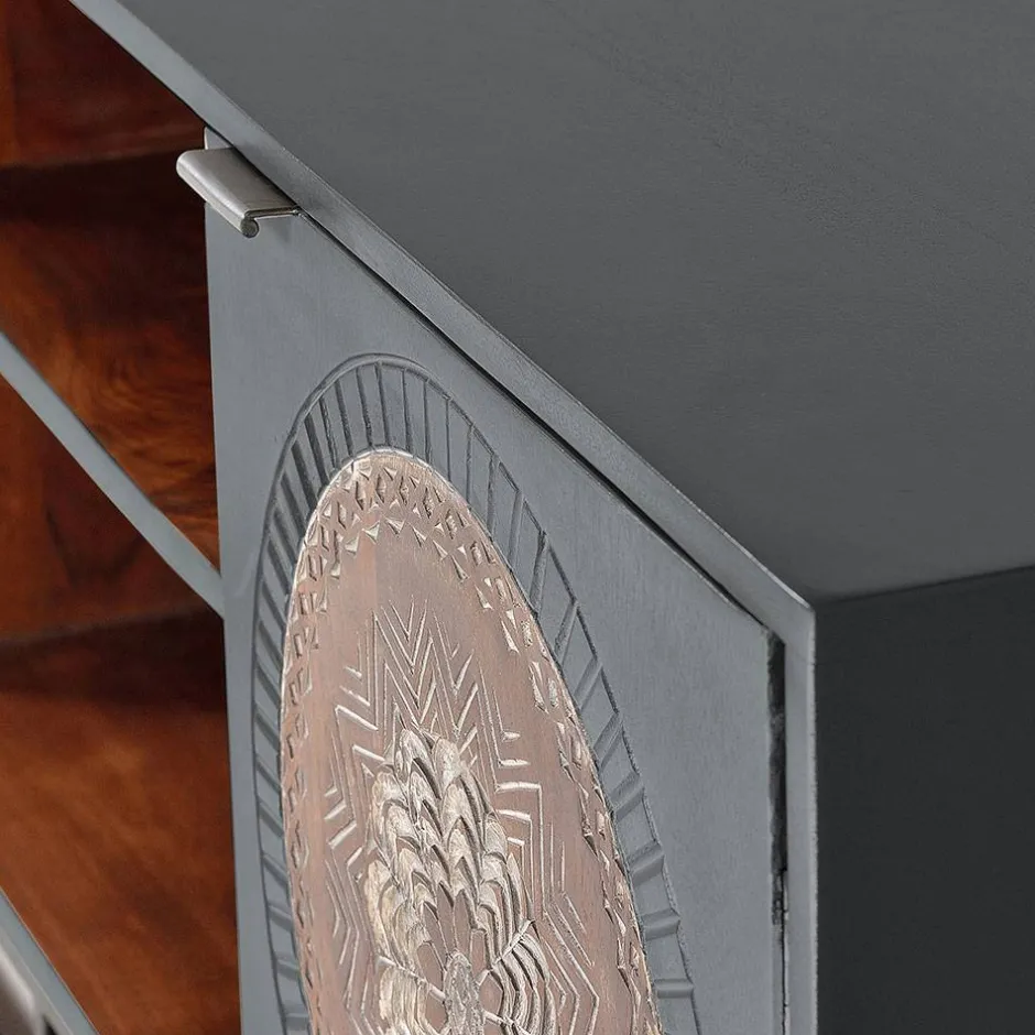 Pharao24 TV Board Binia> Massivholz Tv Möbel