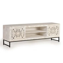 Pharao24 TV Board Corgova> Massivholz Tv Möbel