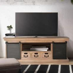 Massivholz Tv Möbel*Pharao24 TV Board Joha