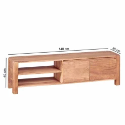 Massivholz Tv Möbel|Fernsehkommoden*Pharao24 TV Board Levrana