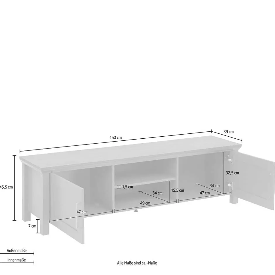 Fernsehkommoden*Pharao24 TV Board Lysiena
