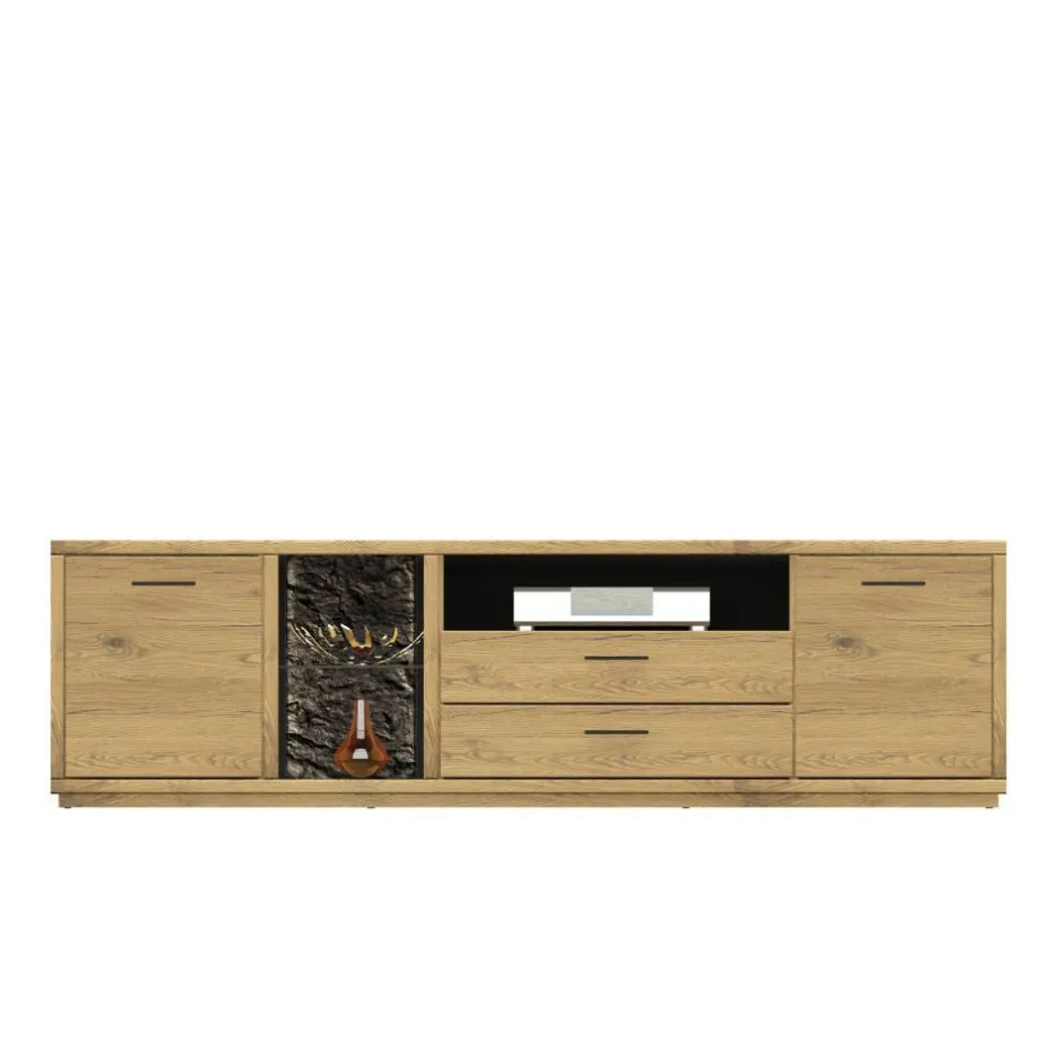 Pharao24 TV Board Ostoro> Massivholz Tv Möbel