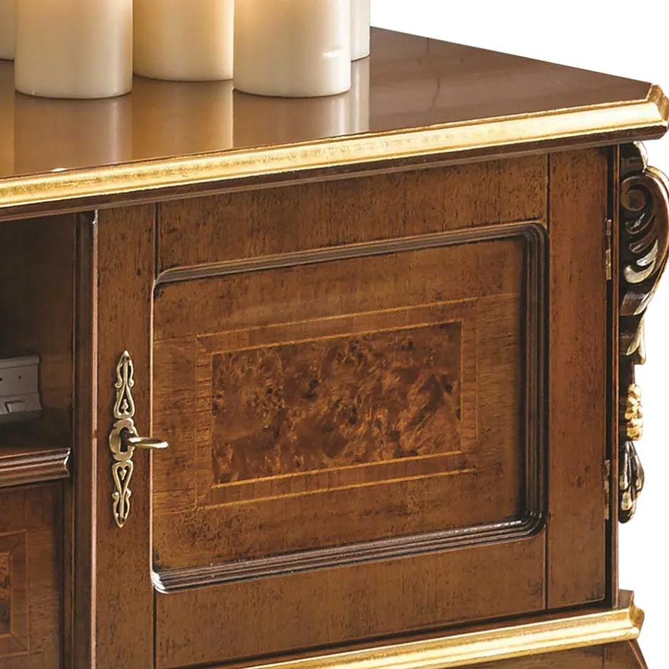 Pharao24 TV Board Sandi> Massivholz Tv Möbel|Fernsehtische