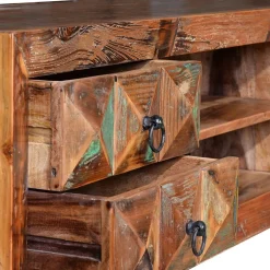 Massivholz Tv Möbel*Pharao24 TV Board Sector