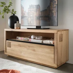 Pharao24 TV Board Shailina> Massivholz Tv Möbel|Fernsehtische
