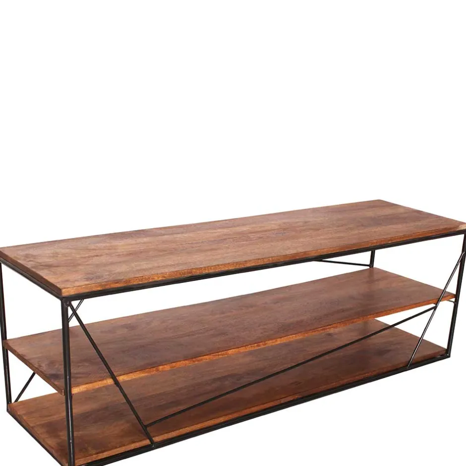 Pharao24 TV Board Slavrio> Massivholz Tv Möbel|Fernsehtische