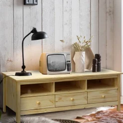 Pharao24 TV Board Tine> Massivholz Tv Möbel|Fernsehkommoden