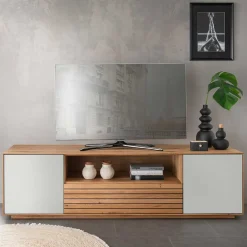 Pharao24 TV Board Zero> Massivholz Tv Möbel|Fernsehkommoden