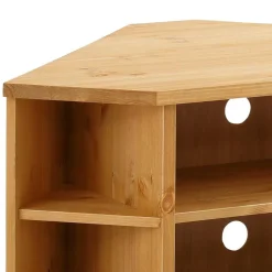 Massivholz Tv Möbel|Fernsehtische*Pharao24 TV Eckschrank Arcuja