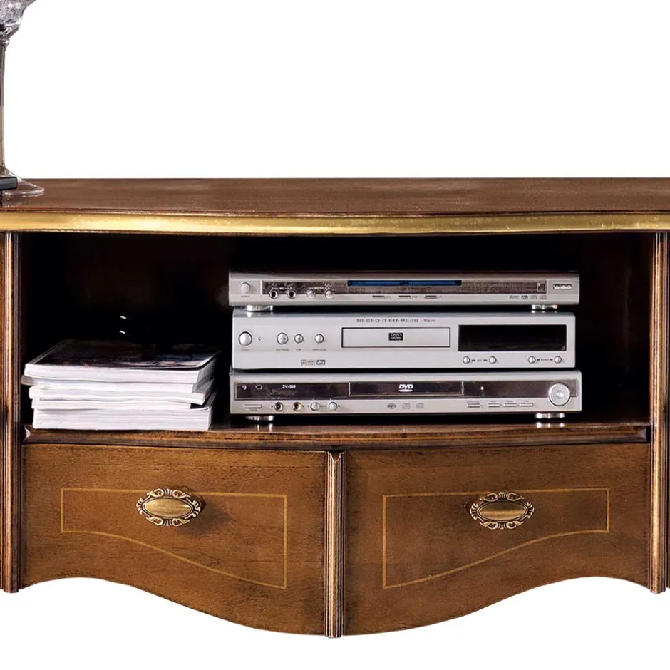 Pharao24 TV Kommode Savolina> Massivholz Tv Möbel|Fernsehtische