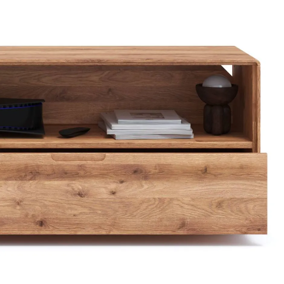 Fernsehkommoden|Massivholz Tv Möbel*Pharao24 TV Lowboard Amra