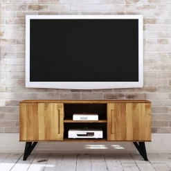 Pharao24 TV Lowboard Cariasca> Massivholz Tv Möbel