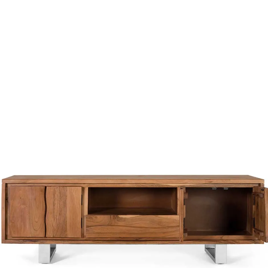 Pharao24 TV Lowboard Ectria> Massivholz Tv Möbel