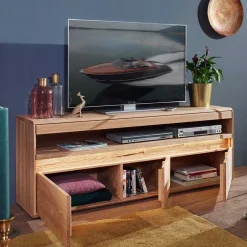 Massivholz Tv Möbel|Fernsehtische*Pharao24 TV Lowboard Eridia