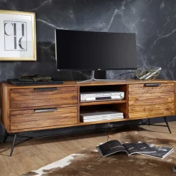 Massivholz Tv Möbel*Pharao24 TV Lowboard Felias