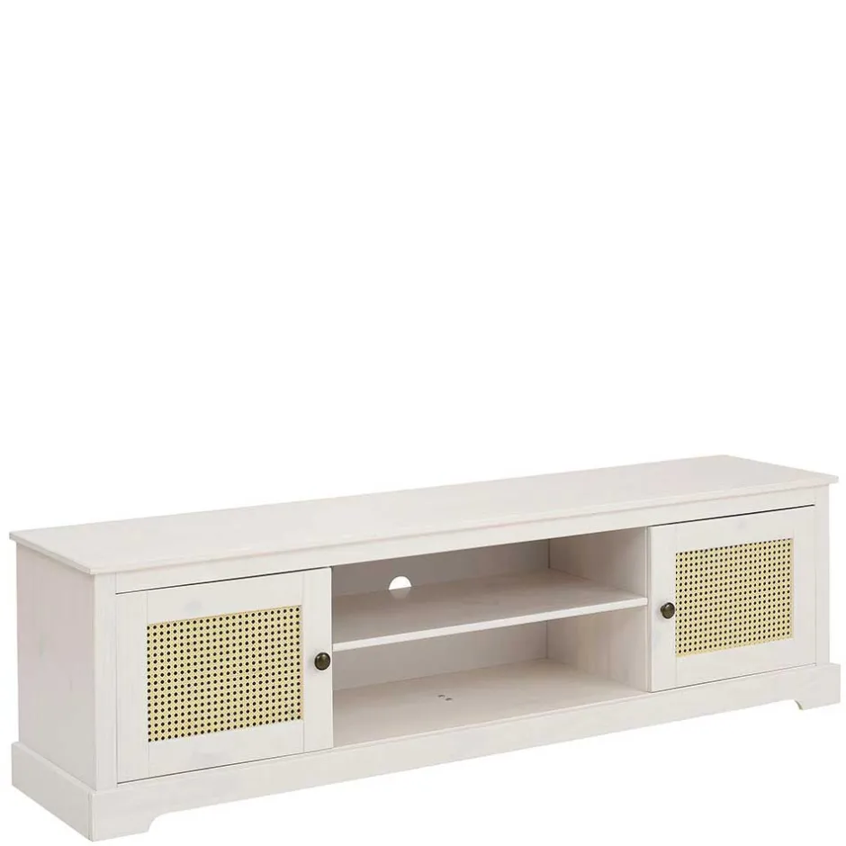 Pharao24 TV Lowboard Halnien> Massivholz Tv Möbel