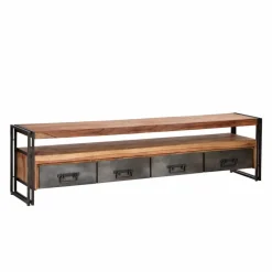 Pharao24 TV Lowboard India> Massivholz Tv Möbel|Fernsehtische