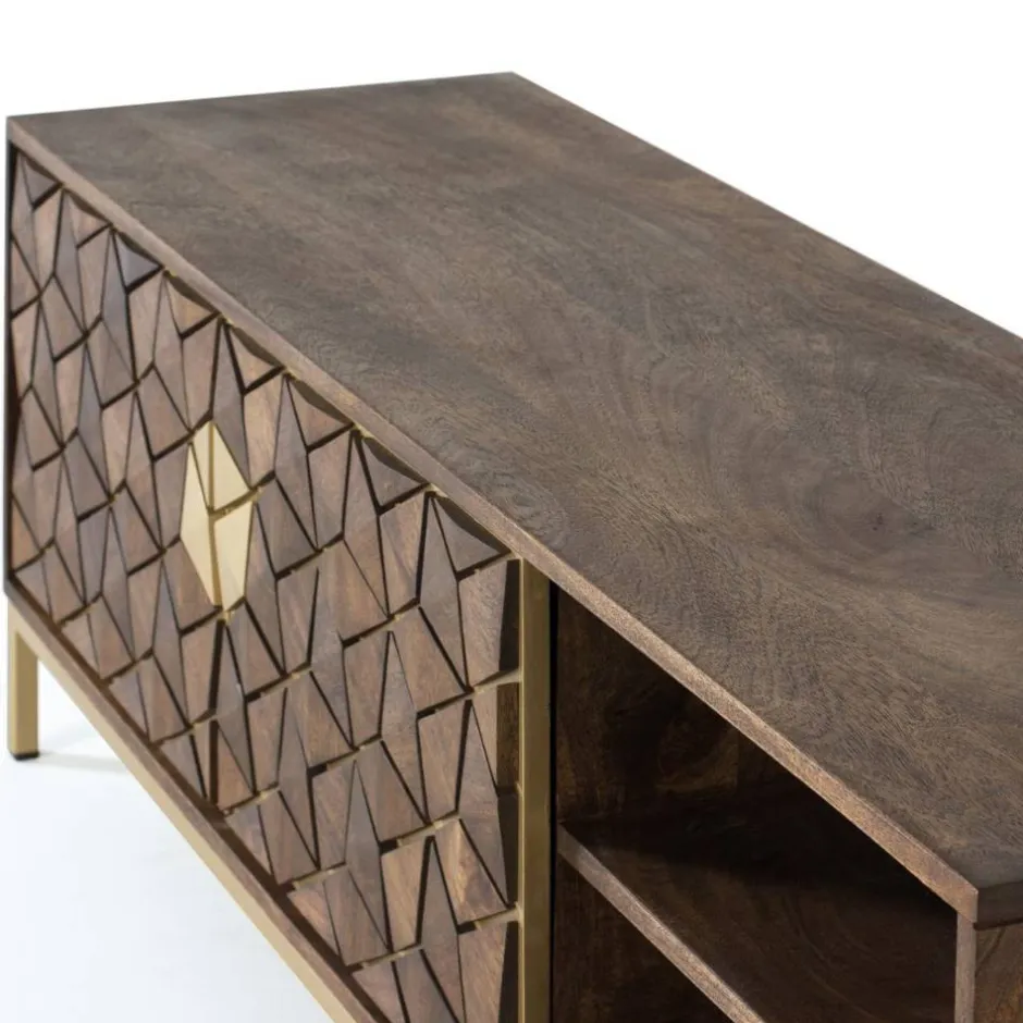 Massivholz Tv Möbel*Pharao24 TV Lowboard Jilandro