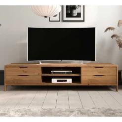 Massivholz Tv Möbel|Fernsehkommoden*Pharao24 TV Lowboard Koropi