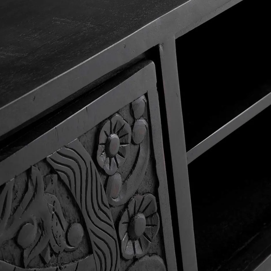 Fernsehtische|Massivholz Tv Möbel*Pharao24 TV Lowboard Lionel