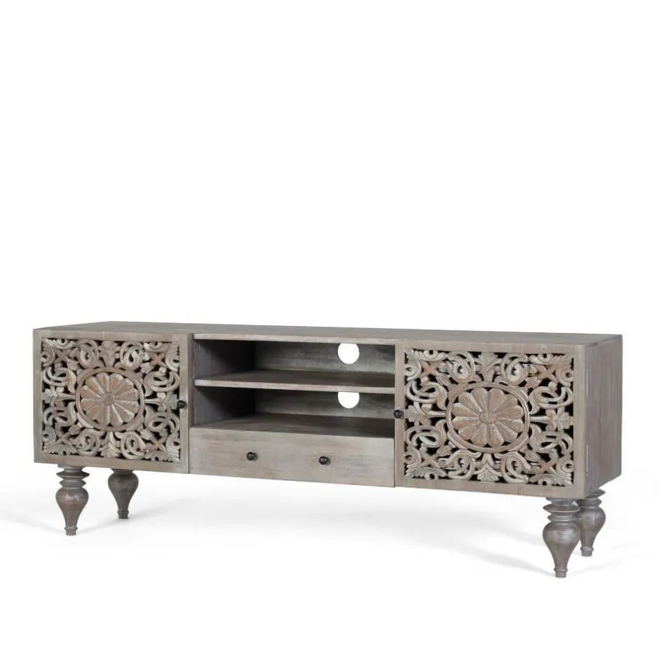 Massivholz Tv Möbel*Pharao24 TV Lowboard Litium