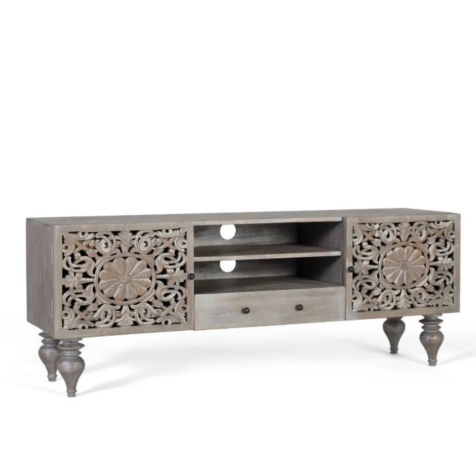 Massivholz Tv Möbel*Pharao24 TV Lowboard Litium