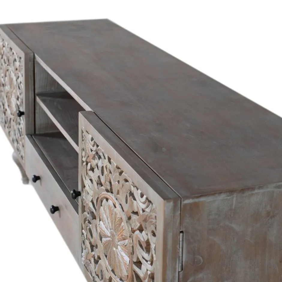 Massivholz Tv Möbel*Pharao24 TV Lowboard Litium