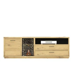 Pharao24 TV Lowboard Ostoro> Massivholz Tv Möbel