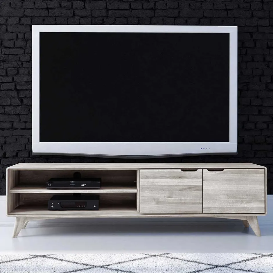 Pharao24 TV Lowboard Trambona> Massivholz Tv Möbel|Fernsehkommoden