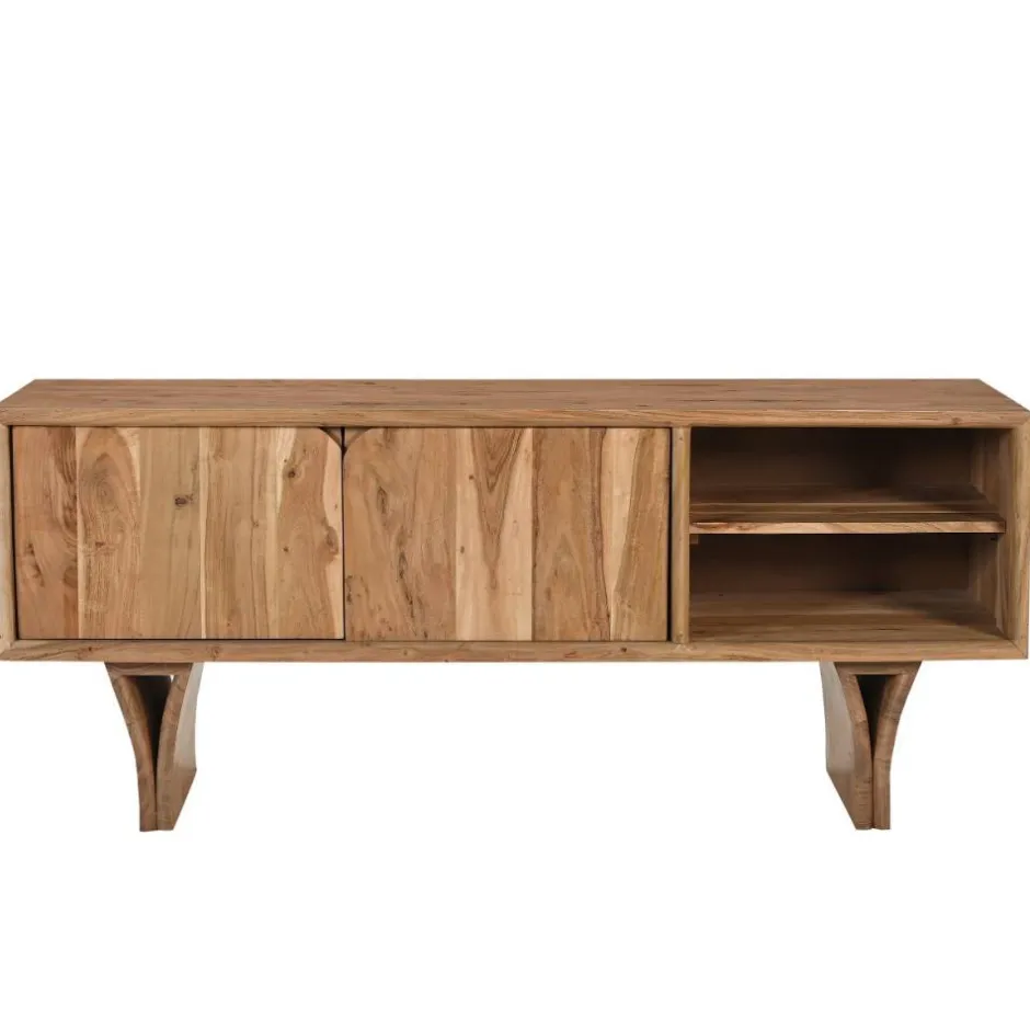 Massivholz Tv Möbel*Pharao24 TV Lowboard Troyesa