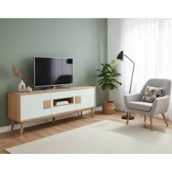 Fernsehtische|Massivholz Tv Möbel*Pharao24 TV Lowboard Vrenos