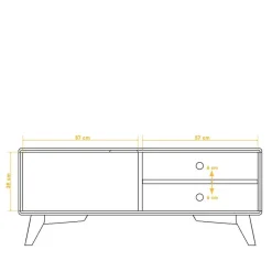 Massivholz Tv Möbel|Fernsehkommoden*Pharao24 TV Schrank Stenov