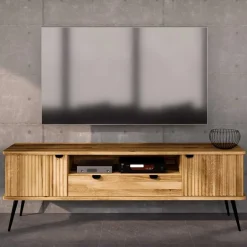 Massivholz Tv Möbel*Pharao24 TV Unterschrank Clantica