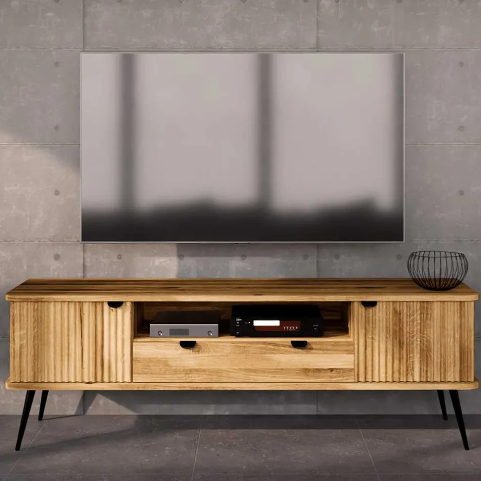 Massivholz Tv Möbel*Pharao24 TV Unterschrank Clantica