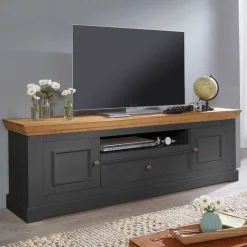 Massivholz Tv Möbel*Pharao24 TV Unterschrank Ligolas
