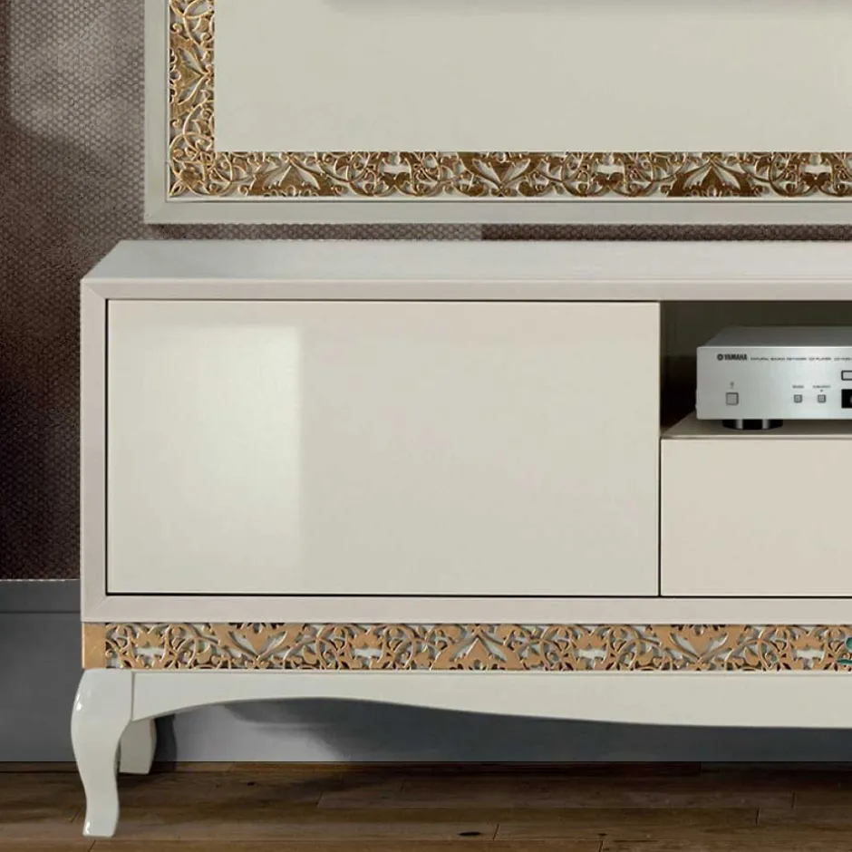 Wohnwand 300 Cm|Massivholz Wohnwände*Pharao24 TV Wand Jedvila