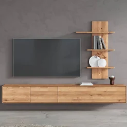 Pharao24 TV Wohnwand Amra> Moderne Wohnwände|Massivholz Wohnwände