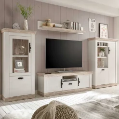 Pharao24 TV Wohnwand Flurencina> Wohnwand 350 Cm