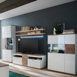 Pharao24 TV Wohnwand Gazino> Moderne Wohnwände|Wohnwand 350 Cm