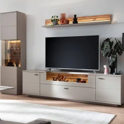Wohnzimmerschrank|Wohnwand 250 Cm*Pharao24 TV Wohnwand Gerrit