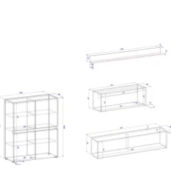 Pharao24 TV Wohnwand mit Homeoffice Rascian><noscript><img width=