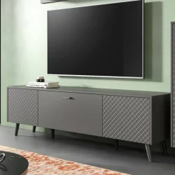 Moderne Wohnwände|Wohnwand 250 Cm*Pharao24 TV Wohnwand Ratisca