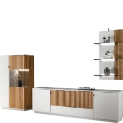 Pharao24 TV Wohnwand Susmans> Moderne Wohnwände|Wohnwand 300 Cm