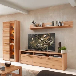 Moderne Wohnwände|Massivholz Wohnwände*Pharao24 TV Wohnwand teilmassiv Dressed