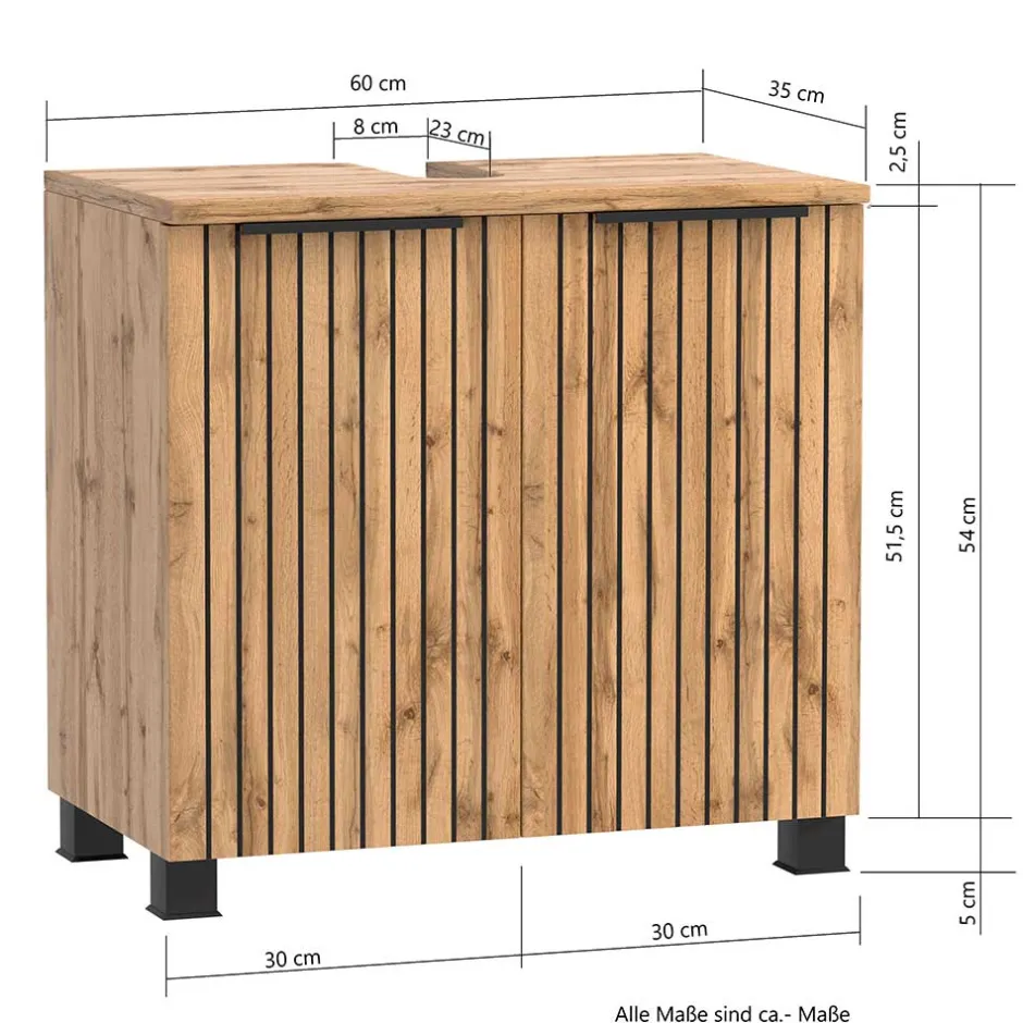 Pharao24 Unterbeckenschrank Cadama> Bad Unterschränke|Badezimmerschränke