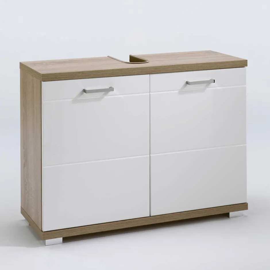 Pharao24 Unterbeckenschrank Evinele> Badezimmerschränke|Waschbeckenunterschränke