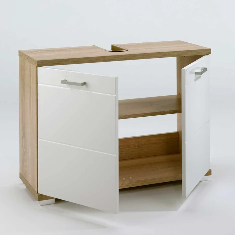 Pharao24 Unterbeckenschrank Evinele> Badezimmerschränke|Waschbeckenunterschränke