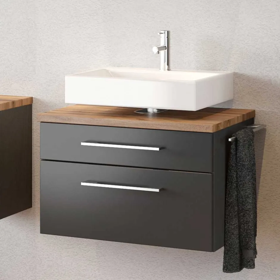 Badezimmerschränke|Waschbeckenunterschränke*Pharao24 Unterbeckenschrank Hayos
