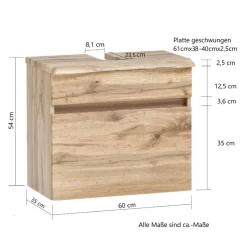 Waschbeckenunterschränke|Bad Unterschränke*Pharao24 Unterbeckenschrank Kropenia